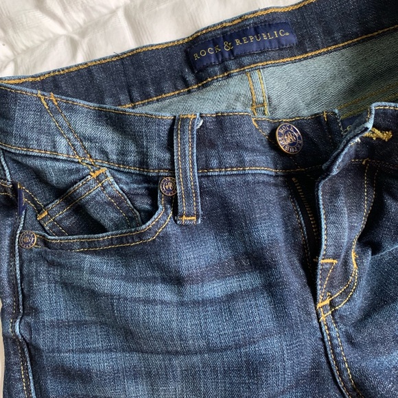 Rock& Republic womens “Kasandra “ Denim midrise 2M - Picture 6 of 8